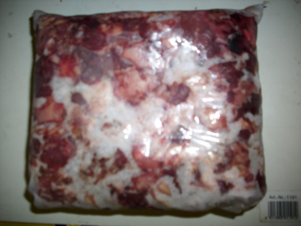 1kg Rindermix gefroren BARF Fleisch Schlund Pansen Mix