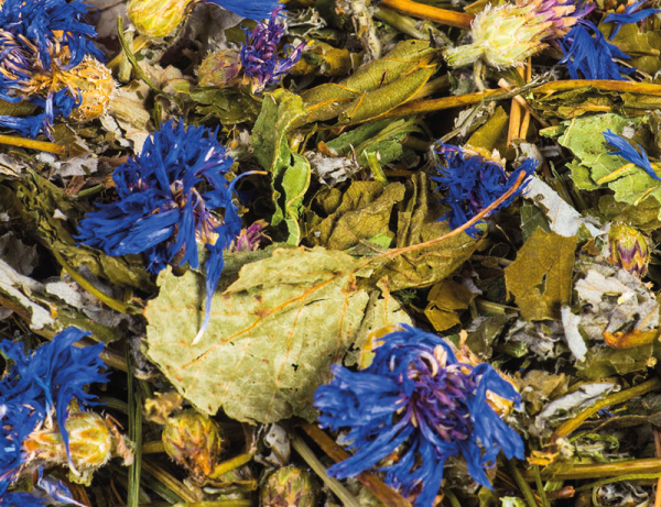 1kg Kräutergarten als natürliches Futtermittel Mischung aus Kräutern, Blättern und Blüten