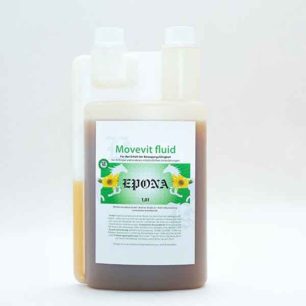 1 Liter Epona Movevit fluid - Schwefelverbindungen, Collagen und Hyaluronsäure für Knorpel & Gelenke