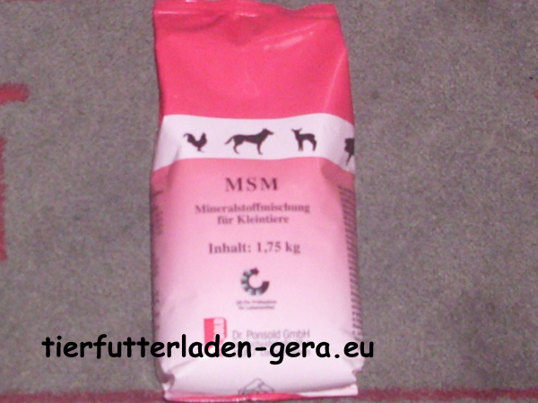1,75kg MSM Mineralstoffmischung